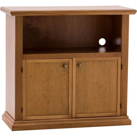 Mobile porta TV legno arte povera 2 ante Ciliegio