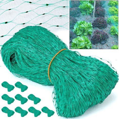 Vogelschutznetz 100m² 10 Stück á 2 x 5 m Garten Vogelnetz Laubschutznetz Obstbaumnetz Teichnetz Teichschutz Netz (1/4)