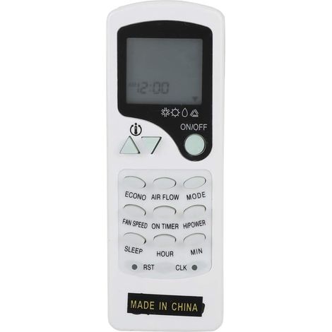 Télécommande de remplacement pour climatiseur - prend en charge la télécommande jusqu'à 8 mètres pour Zhigao ZH-LW03 ZH/LW-03（1pc） (1/5)