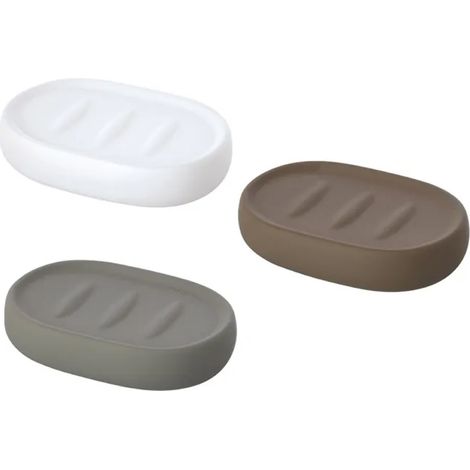 PORTASAPONE IN CERAMICA MODELLO SIDNEY DIM. CM(LXPXH):12X8X3 TORTORA Idroweb