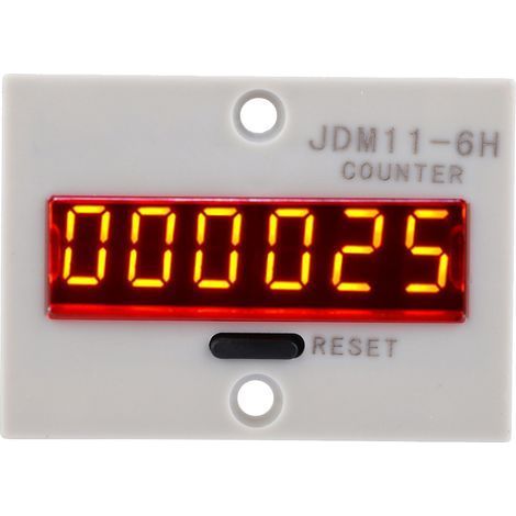 Compteur sans tension JDM11-6H, 6 chiffres, affichage électronique LED, relais AC/DC24V (1/5)