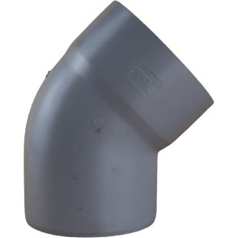 Coude PVC 45° Mâle Femelle Ø125 First Plast (1/5)