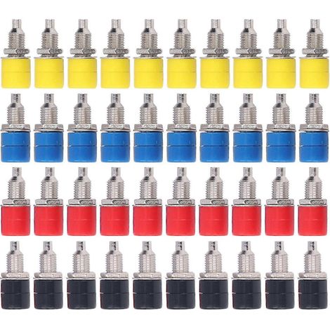 Fiches bananes 4 mm – Haute performance, longue durée de vie, outil de connexion électrique largement utilisé dans l'industrie