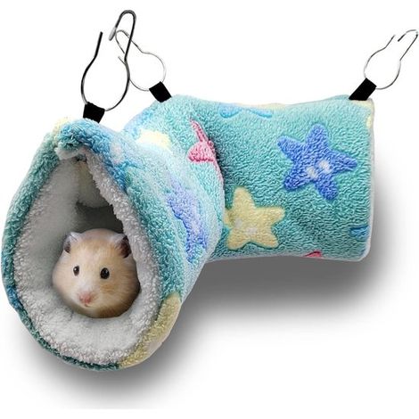 Túnel para animales，5015 cm，Cama túnel supersuave para ratas，petauros del azúcar，Hamaca para mascotas pequeñas，Hamaca para cobayas (1/5)