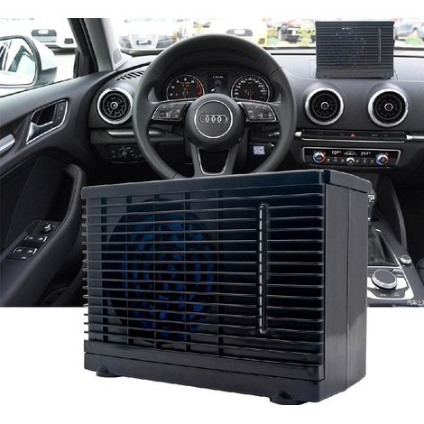 1 Ventilateur de climatisation, 12 V, refroidissement par eau, boîtier ABS, filtre écologique, pour voiture et camping (1/5)