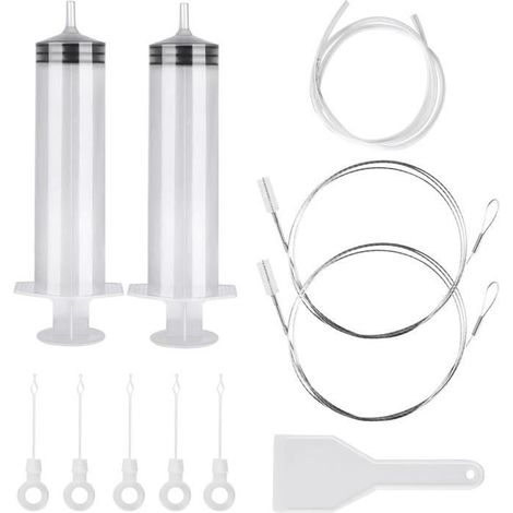 11Pcs Kit de Nettoyage pour Réfrigérateur: Seringues de Nettoyage, Brosse de Nettoyage pour Réfrigérateur, Nettoyage Réfrigérateur (1/4)
