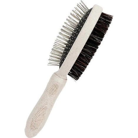 Brosse double face combinée pour animaux de compagnie ( )