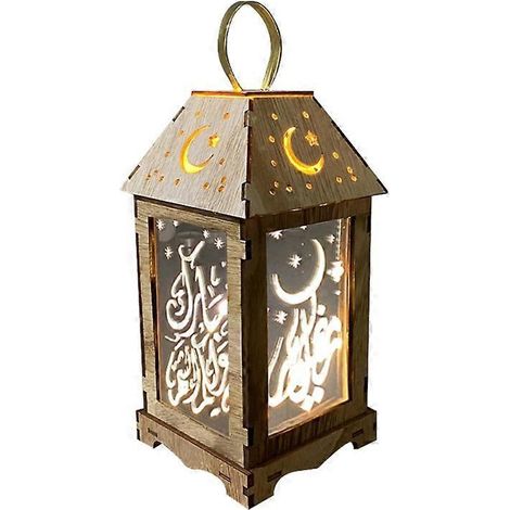 Hängende Ramadan-Laternen, Dekoration für Eid Mubarak, islamische Partylampe, Wohnraumgestaltung, festliche Lichtdekoration.