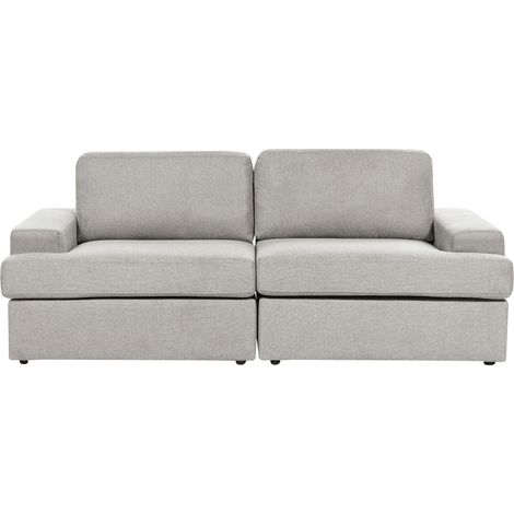 Sofa 3-Sitzer ALLA Stoff Hellgrau
