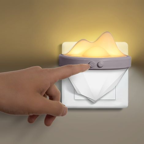 Mini lampe de chevet télécommande infrarouge applique murale couloir (1/5)
