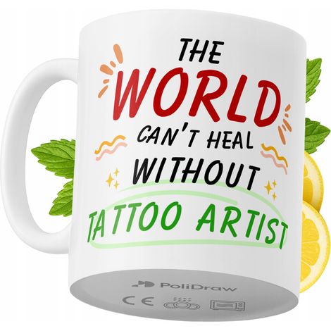 Mug humoristique pour tatoueur, avec un texte amusant et un design graphique original. Idéal pour les anniversaires, les fêtes et les occasions spéciales. Mug premium pour la maison, le bureau et le t