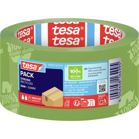 tesa ECO & STRONG 58156-00000-00 Packband tesapack® Grün (L x B) 66 m x 50 mm 1 St. (1/3)