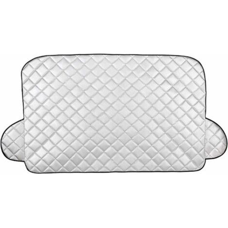 QORVA-Couverture Pare-Brise Voiture,Bache Pare Brise Protection Couverture Repliable,Protege Pare Brise Givre,Universelle pour Voiture Anti Neige,Glace,Pluie & Soleil Couverture Pare-Brise (1/4)