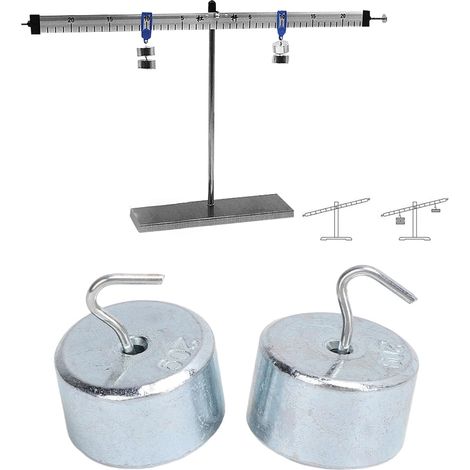 Hrowed Weight Mass 20gx2 ± 2% Précision chromé plaqué Masse accrochée, pour l'enseignement de l'étude en classe et en laboratoire (1/5)