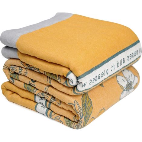 100% cotton Boho ceiling daily ceiling double sided ceiling bed linen - orange 150x200cm (1/5)