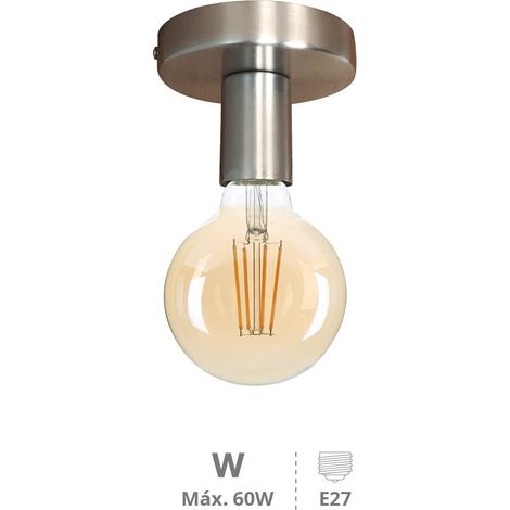 Spot de plafond Série Jokela E27 Nickel (1/2)