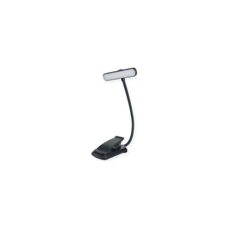 Lampe de lecture 24 LED, lampe de lecture à pince rechargeable, protection des yeux, gradation continue, 3 couleurs de lumière, col flexible à 360 °, durable et portable, adaptée à la lecture au lit