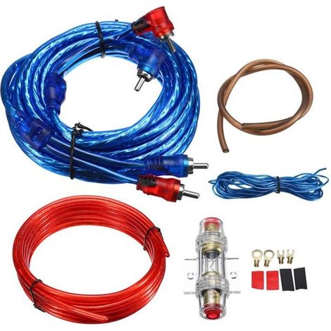 1500W Kit de Câble d\'alimentation Amplificateur Pr Voiture (1/4)