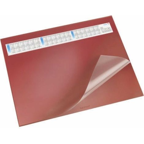 LÄUFER Schreibunterlage Läufer Durella DS 65 x 52 cm (B x H) mit Folienauflage Kunststoff rot (1/5)