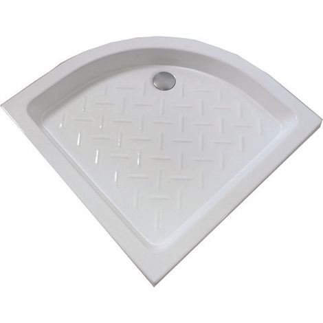 ONDEE - Plato de ducha CERA 2 - 80 x 80 cm - Cuarto de círculo (1/3)
