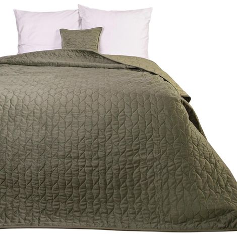 Dekorative Tagesdecke Verde MINK 170x210 grün (1/5)
