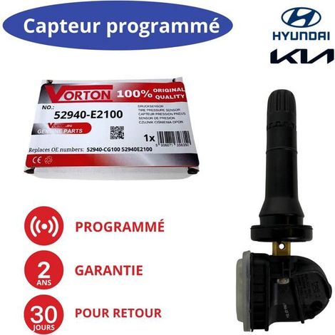 TPMS-Sensor programmiert 433 MHz für Hyundai/Kia – Ref. 52940-CG100 / 52940-E2100