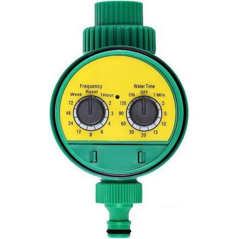 Programmateur arrosage automatique avec minuterie – Alimentation 1/2 et 3/4 pouce – Programmation jusqu'à 120 minutes – Plastique ABS étanche (1/5)
