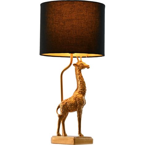 Lampara Sobremesa Resina Poliester 20X20X53 Jirafa (1/5)
