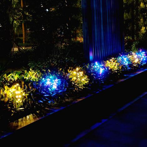 Wasserdichte, solarbetriebene LED-Dekorationsleuchte in Kirschbaumform mit 20 Leuchten für Garten, Hof oder Terrasse, geeignet für die Außengestaltung (Garten, Hof). (1/5)