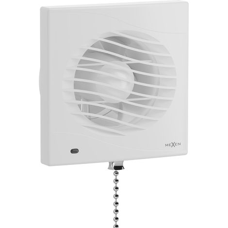 Mexen DXS 100 ventilador de baño, interruptor de cordón, blanco - W9603-100K-00 (1/5)