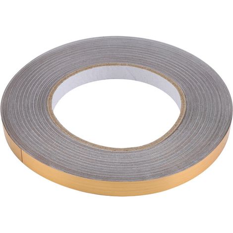 Autocollant de ligne de crevasse de plancher de pièce d'animal familier décor de carrelage d'angle de sol auto-adhésif (1 cm 50 m or) (1/5)