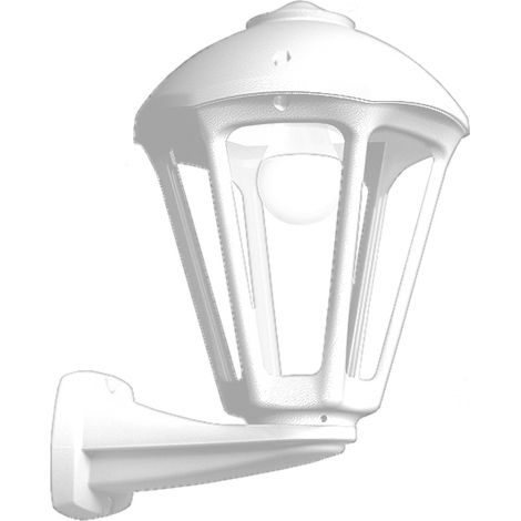 Wandleuchte sandro 1xe27 ip55 l.24xb.28xh.36,5cm weißes Harz