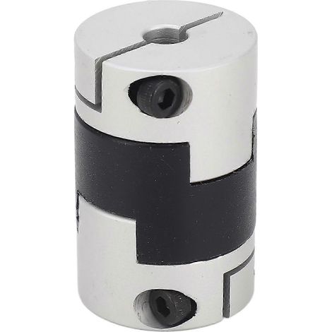 Accouplement arbre flexible aluminium D25 L39, connecteur manchon pour imprimante 3D, moteur pas à pas CNC, coupleur servo moteur, diamètre 25mm, longueur 39mm. (1/4)