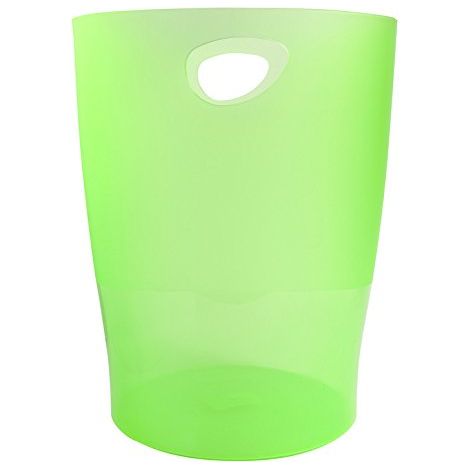 EXACOMPTA - REF 45397D - ECOBIN WASTE PAPER BIN- 263 X 263 X 335MM IN SIZE, LARGE WASTE CAPACITY OF 15 LITRES, EASY CLEAN INTERI (1/2)