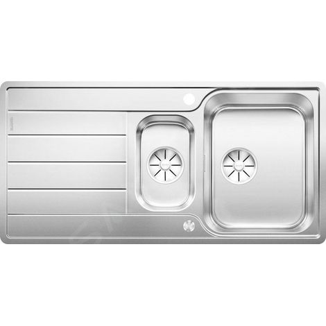 Blanco Classimo - Évier, 100x50 mm, avec commande du vidage, InFino, inox brossé 525328 (1/4)