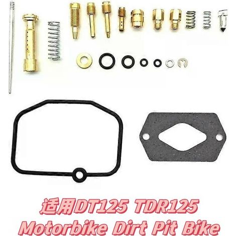 Kit de réparation de carburateur pour motos DT125 et TDR125 et mini-motos tout-terrain