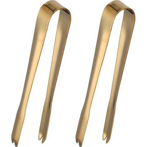 Pincettes À Glace - En Acier Inoxydable - Pour Seau À Glace Bar À Café Service Alimentaire - Lot De 2 (1/5)