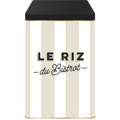 Boite de rangement en métal AU BISTROT Riz (1/2)