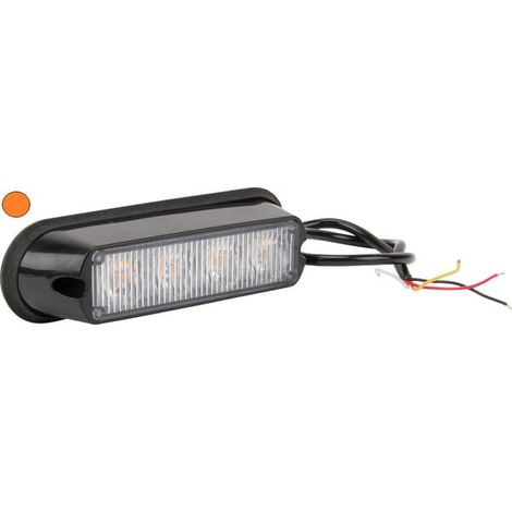 Blitzleuchte orange 4 LED UNIVERSAL 24V LA20011 12 (1/5)