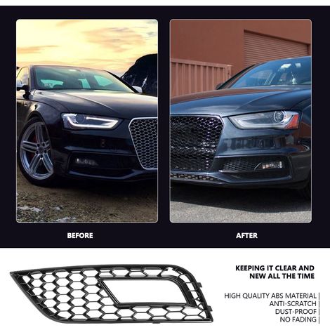 Fahrzeugmodifikation: Audi A4 B8.5 (2013-2016) mit Nebelscheinwerferblenden im RS4-Stil (1/5)