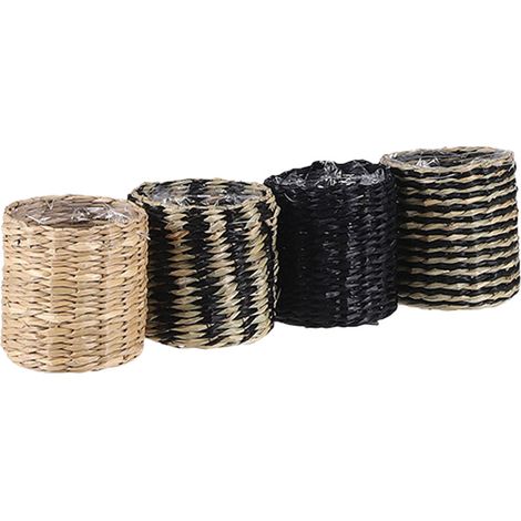 Cesto Mimbre Ø7x7cm Negro Beige Alexis (1/3)