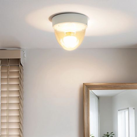 Badezimmerlampe E27 IP44 Weiß Modern Badlampe Decke
