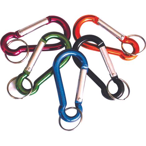 MOSCHETTONE TIPO POMPIERE CON ANELLO  mm. 7x70 50.00 pz