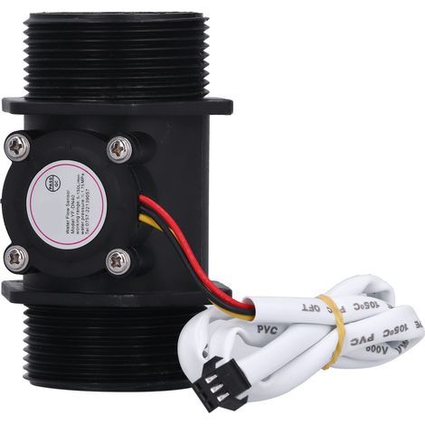 Wasserdurchflusssensor YF-DN40, Kunststoff-Turbinen-Durchflussmesser, verwendet in Warmwasserbereiter-Verteilern, mit G1,5-Zoll-Außengewinde, 5–150 l/min (1/5)