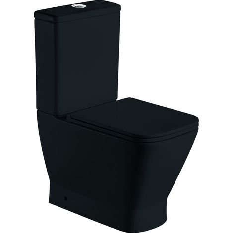 AQUORE 388793 RHODAS Pack Inodoro BTW Negro Mate - ref: 388793