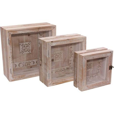 Mensola decorativa in set di 3, 36X36H16 cm (1/2)