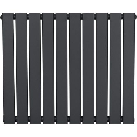 Flachheizkörper Designer, Horizontal, Grau, 600 x 700mm (1/5)