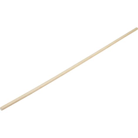 Manche en bois pour balai de rue 23 mm x 120 cm Vorstahl (1/4)