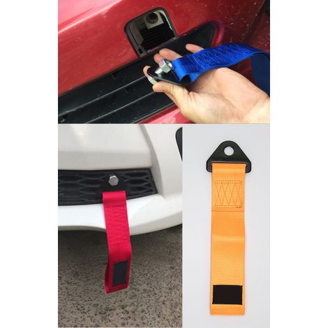 Corde de remorquage haute résistance pour voiture, câble de traction véhicule, équipement de pare-chocs avant décoratif (1/5)