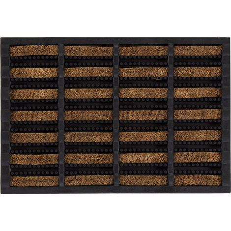 Paillasson Robusta en Fibres de Coco pour intérieur et extérieur - 40 x 60 cm (1/3)